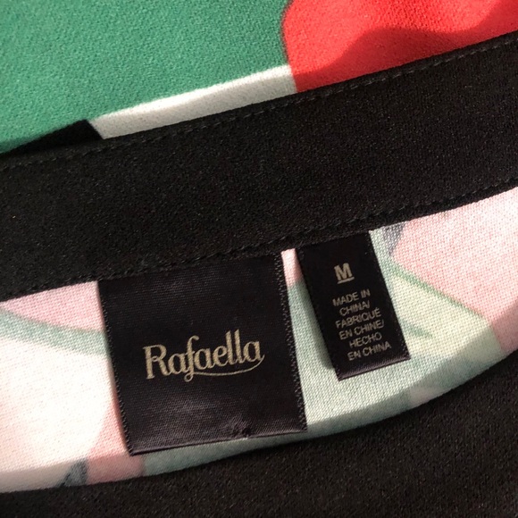 Rafaella Long Sleeve Floral Print Top Size Medium - Picture 8 of 9